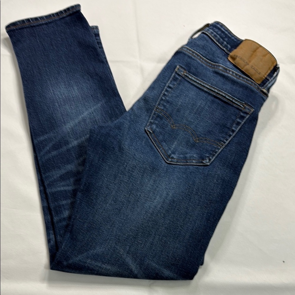 American Eagle Outfitters Blue Straight Jeans Timeless Design